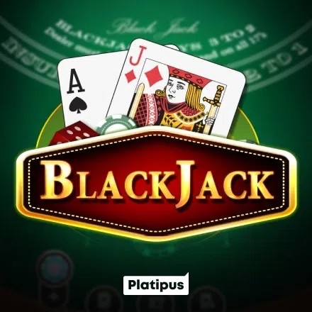 Blackjack slot logo by Platipus at Kyngs Casino