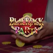 Blackjack Party logo by Evolution Kyngs Casino