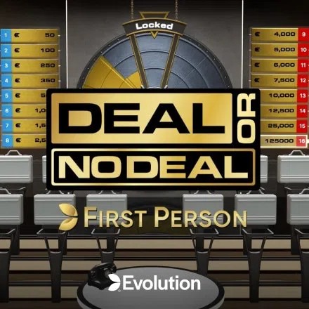 First Person Deal or No Deal game by Evolution – logo hosted on Kyngs Casino