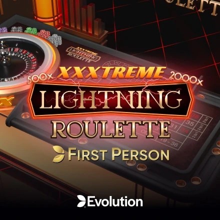 First Person XXXtreme Lightning Roulette slot visual from Evolution available on kyngs-casino.no