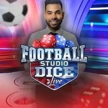 Live Dealer logo of Football Studio Dice from Evolution at Kyngs Casino