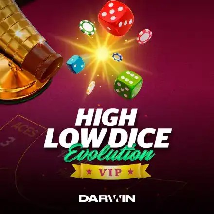 Table Games logo of High Low Dice Evolution VIP from Darwin Gaming at Kyngs Casino