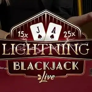 Lightning Blackjack slot icon by Evolution, available at Kyngs Casino