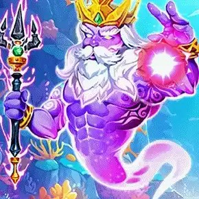 Poseidon&#039;s Secret 2 logo – Crash Games by KA Gaming at Kyngs Casino