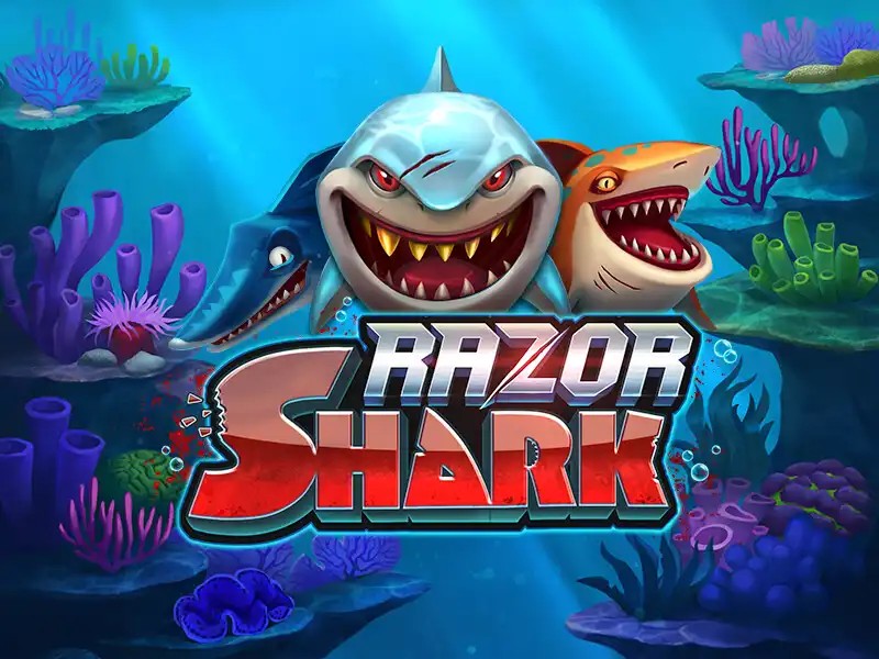 Razor Shark logo by Push Gaming at Kyngs Casino