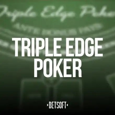 Play Triple Edge Poker slot by Betsoft Gaming on kyngs-casino.no