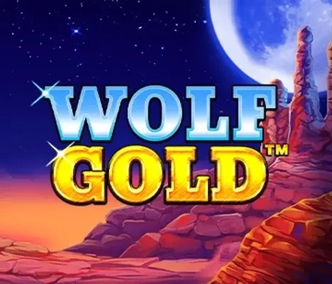 Wolf Gold slot logo by Pragmatic Play at Kyngs Casino