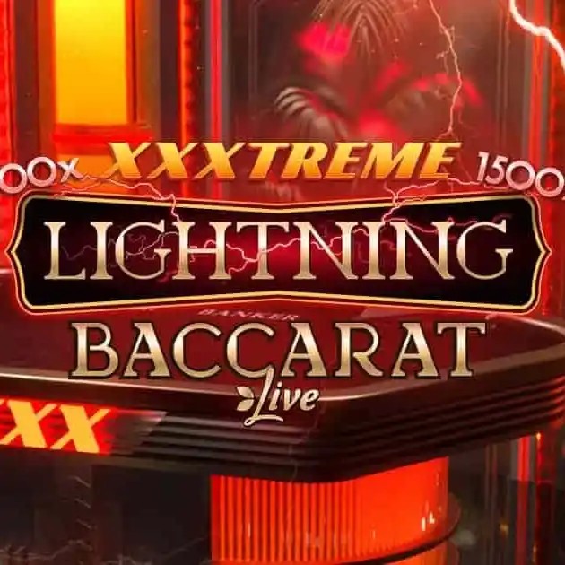 XXXtreme Lightning Baccarat logo – Live Dealer by Evolution at Kyngs Casino